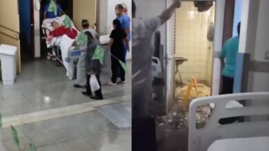 Temporal causa alagamentos e danos estruturais na Santa Casa de Goiânia