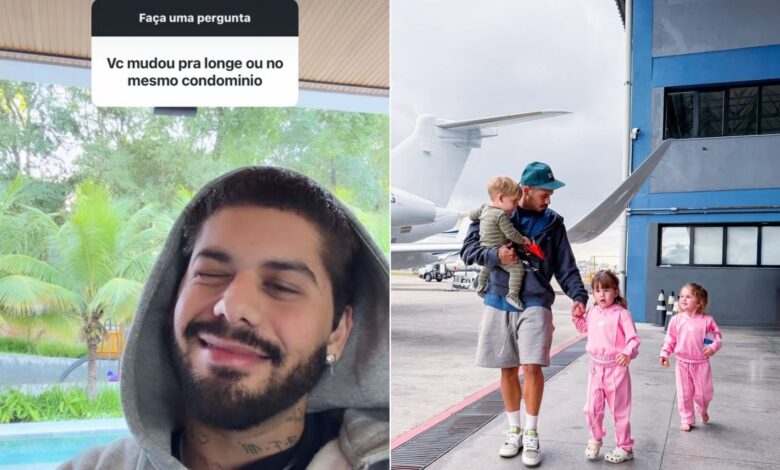 Zé Felipe anuncia mudança para mansão no mesmo condomínio de Virginia Fonseca