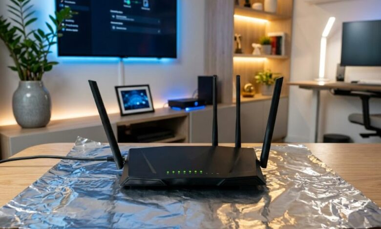 Desvendando o truque do papel-alumínio: como ele pode otimizar seu sinal Wi-fi em casa