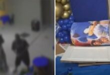 Caos em festa infantil: ex-parceira destrói decoração com taco de sinuca em Goiânia