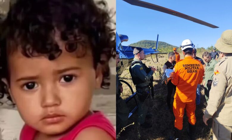 Buscas por criança desaparecida em Doverlândia terminam com desfecho trágico