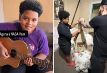 Adolescente viraliza ao adaptar violão para som de viola e recebe presente de cantor sertanejo