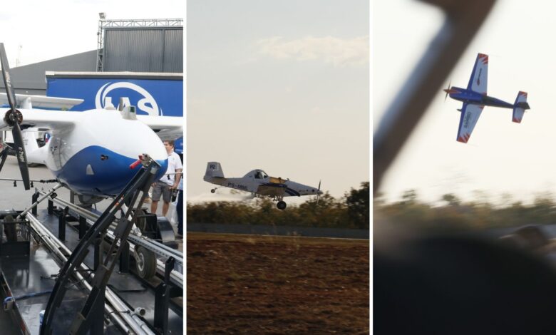 Goianápolis sedia maior congresso de aviação agrícola global com aeronaves de alta tecnologia
