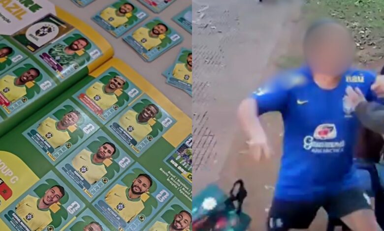 Pancadaria por figurinhas da Copa em Goiânia: desentendimento na Praça Tamandaré vira caso de polícia