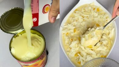 Mousse de pêssego fácil: a sobremesa de 4 ingredientes que viraliza pela praticidade