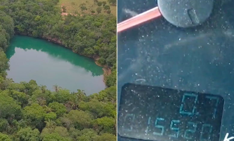 Mistério em Niquelândia: amigos tentam medir profundidade de lago isolado em Goiás