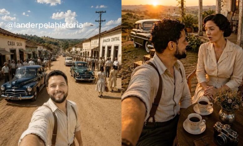 Anápolis e Hollywood: IA resgata a história de uma estrela do cinema no Cerrado goiano