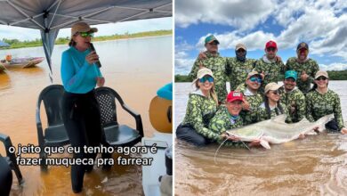 Mulheres viralizam com paródia de música sertaneja em pescaria no Rio Araguaia