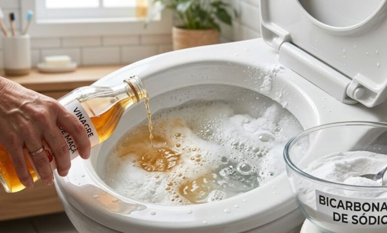 Bicarbonato e vinagre no vaso sanitário: entenda a eficácia desta mistura