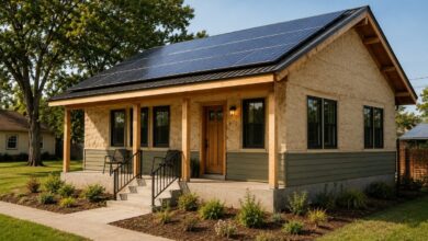 Moradia sustentável: estudantes do Kansas constroem casa de cânhamo com energia solar