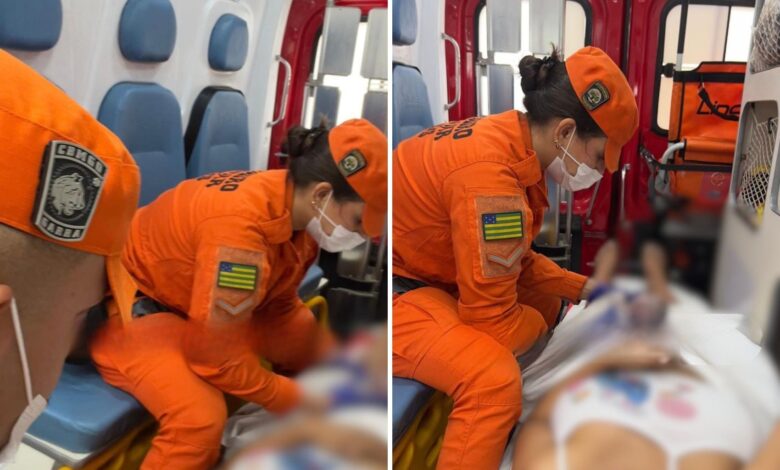 Jataí: bombeiro reanima recém-nascido prematuro após parto emergencial em casa