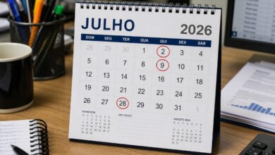 Julho de 2026: feriados nos dias 2, 9 e 28 demandam atenção à legislação trabalhista