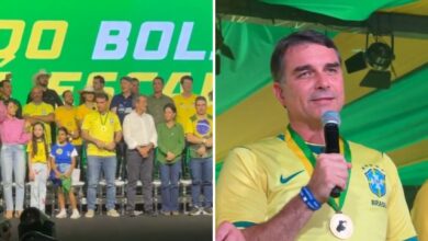 Flávio Bolsonaro e Valdemar Costa Neto oficializam pré-candidaturas do PL em Goiás