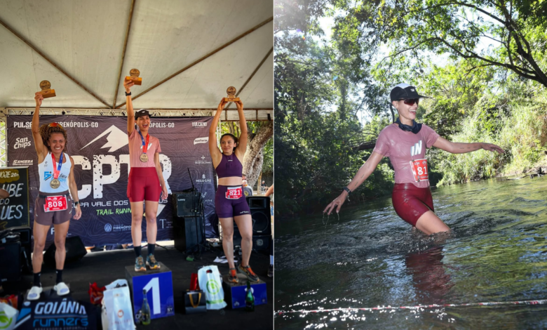 Atleta de Anápolis conquista topo do pódio em prova de trail running em Pirenópolis