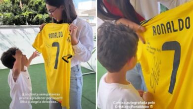 Léo, filho de Marília Mendonça, recebe presente especial de Cristiano Ronaldo