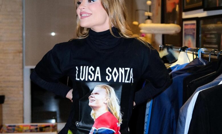 Haaland e Luísa Sonza: meme em camiseta impulsiona marca de moda goiana