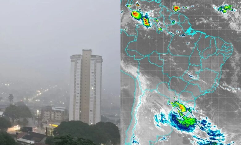 Nova frente fria rompe bloqueio atmosférico e traz chuvas para Goiás