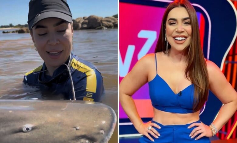 Naiara Azevedo e a pesca da piraíba de 2,4 metros no Rio Araguaia