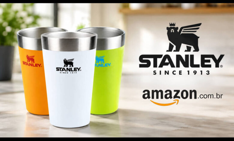 Descontos de até 45% em copos Stanley na Amazon impulsionam vendas e alertam consumidores