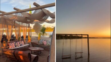Tradição familiar no Araguaia: acampamento de luxo oferece spa, jogos da Copa e shows