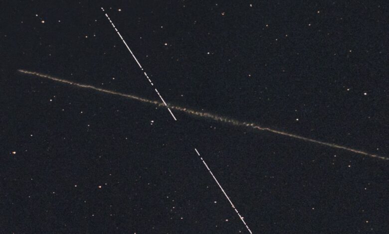 Astrônomos captam imagem rara de asteroide cruzando o céu de Goiânia