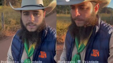 Romeiro percorre 500 km em lombo de mula para pagar promessa ao Divino Pai Eterno