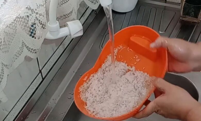 Arroz lavado: a ciência por trás do hábito culinário e seus impactos na textura