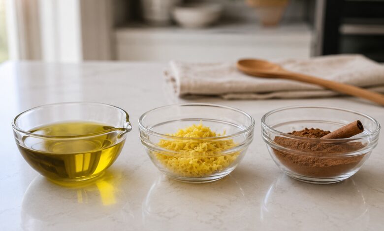Aromatizador natural: a mistura de limão, canela e azeite que perfuma e inova na cozinha