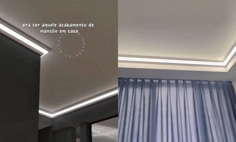Solução inovadora para iluminação indireta revoluciona acabamento de tetos em residências