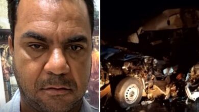 Van e caminhão se chocam na Go-080 e motorista não resiste