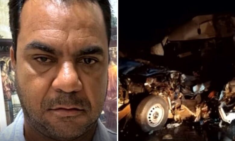 Van e caminhão se chocam na Go-080 e motorista não resiste