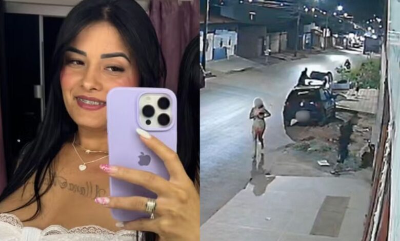 Imagens de câmera de segurança registram brutal assassinato de empresária em Águas Lindas de Goiás