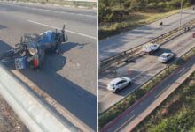 Tragédia na Go-403: motociclista morre em Senador Canedo após colisão e atropelamento por caminhão