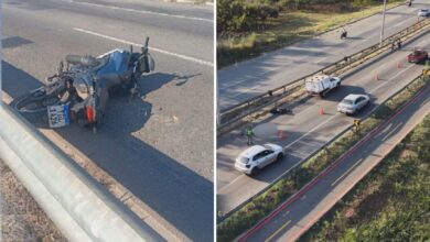 Tragédia na Go-403: motociclista morre em Senador Canedo após colisão e atropelamento por caminhão