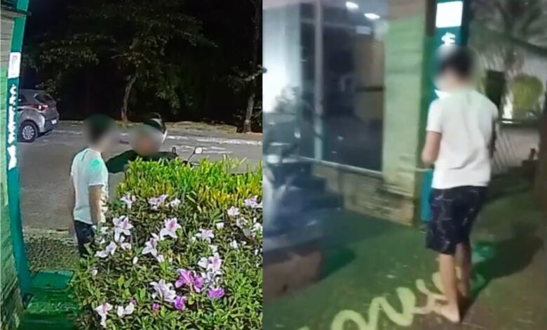Entregador em Anápolis – Câmeras de segurança revelam primeiros instantes de briga com morador