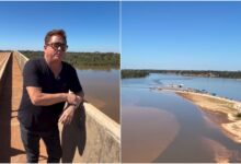 Cantor Leonardo destaca surgimento de praias de água doce no Rio Araguaia