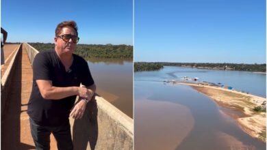 Cantor Leonardo destaca surgimento de praias de água doce no Rio Araguaia