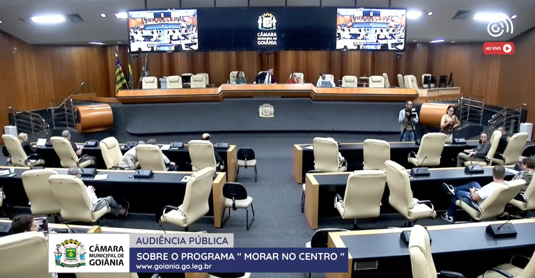 Futuro do Centro de Goiânia em pauta: audiência pública discute emendas ao programa Morar no Centro