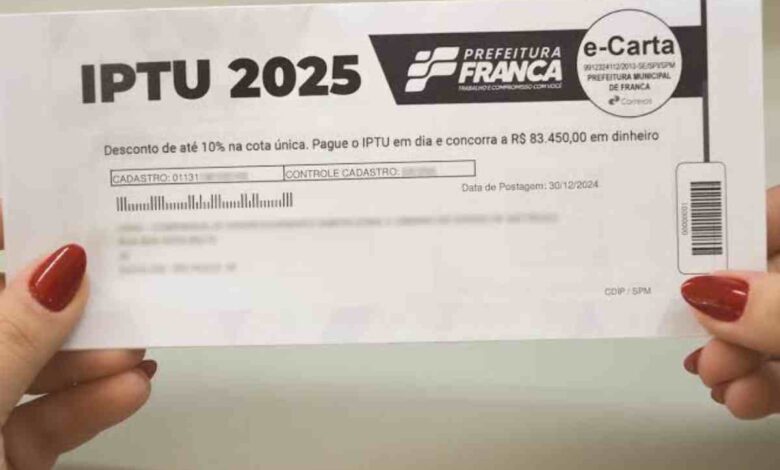 IPTU 2025 em Franca: saiba como aproveitar descontos e participar de sorteios