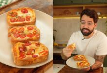 Lanche rápido e saboroso: receita de pão com ovo e tomate-cereja desbanca sanduíche tradicional