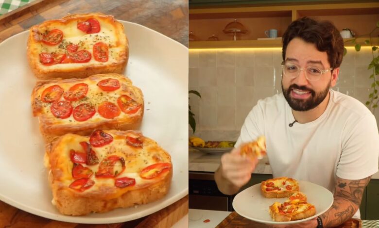 Lanche rápido e saboroso: receita de pão com ovo e tomate-cereja desbanca sanduíche tradicional