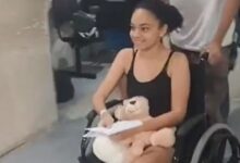 Marcela Vitória recebe alta após 40 dias de internação por ataque de tubarão em Recife