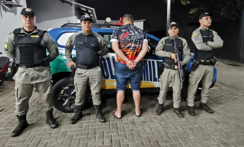 Prisão rápida em Nerópolis: PM detém motociclista por homicídio após discussão