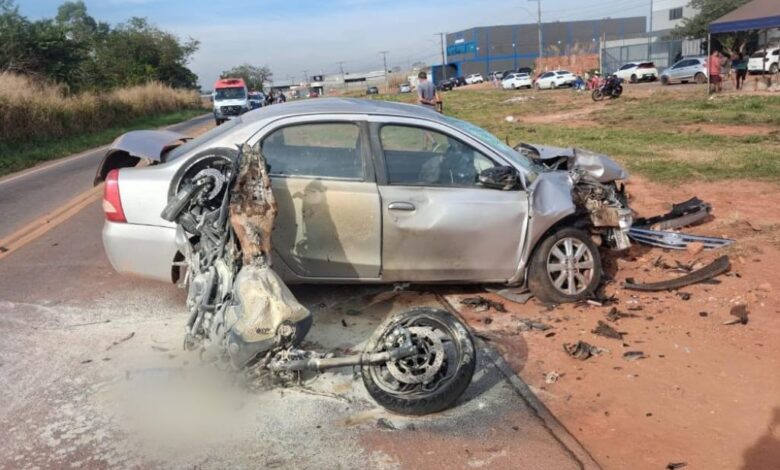 Tragédia na Go-462: jovem motociclista morre em grave acidente em Goiânia