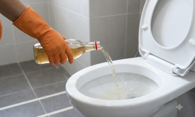 Vinagre no vaso sanitário: descubra por que a aplicação semanal é recomendada e seus limites