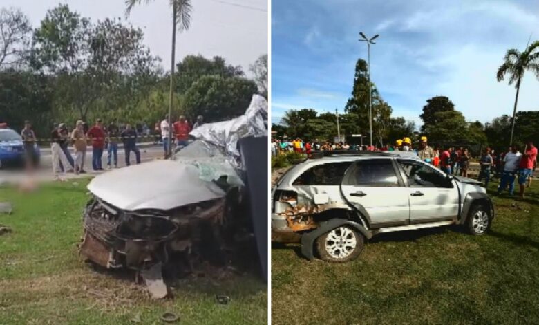 Motorista embriagado causa tragédia com três mortos em série de acidentes em Mineiros, Goiás