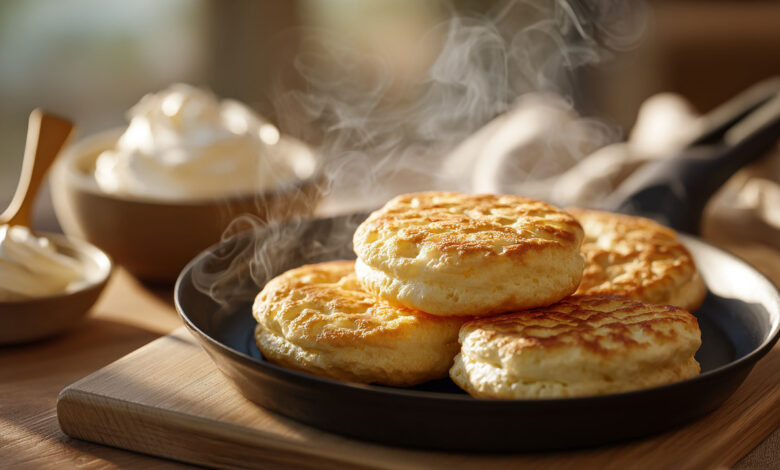 Pão nuvem na frigideira: a receita rápida e sem farinha que conquista o café da manhã