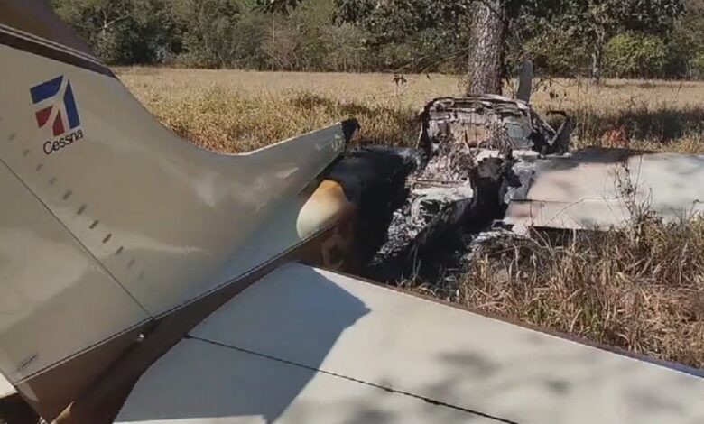 300 Kg de cocaína apreendidos após pouso forçado de avião em Itarumã, Goiás.
