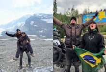 Aventura sobre duas rodas: bióloga de Goiânia e parceiro alcançam o Alasca de moto