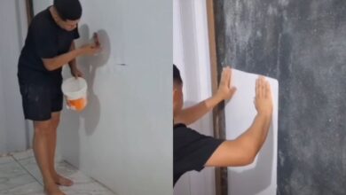 Revestimento de isopor ganha força como solução estética para paredes com infiltração